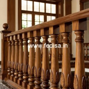 Brass Wood Handrail Design for Luxury Homes No-1926