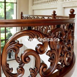 Modern Brass Wood Balcony Design Ideas 2032 No-1933