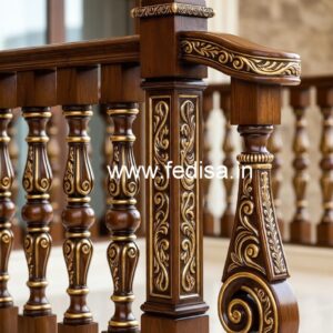 Elegant Brass Wood Fence Inspiration for Homes No-1934