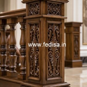 Decorative Brass Wood Staircase Inspiration No-1949