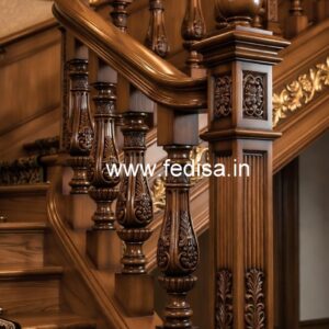 Decorative Brass Wood Fence Collection for Villas No-1967