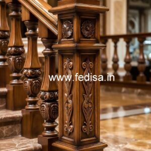 Elegant Brass Wood Fence Design Trends No-1983