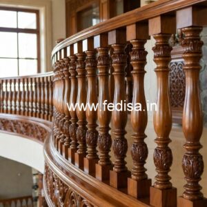 Luxury Brass Wood Balcony Decor Trends 2032 No-1997