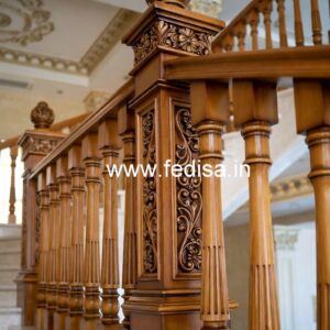 Premium Brass Wood Balcony Design Inspiration No-2000