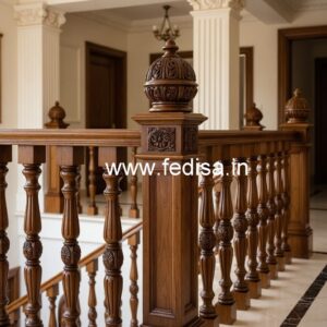 Decorative Brass Wood Fence with Artistic Finish No-2022
