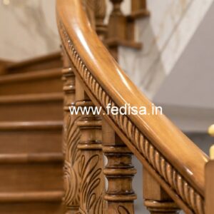 Modern Brass Wood Handrail Design Trends No-2030