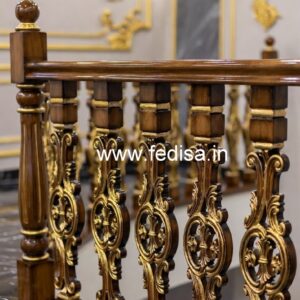 Decorative Brass Wood Fence Design Collection No-2034