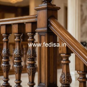 Luxury Brass Wood Balcony Collection with Glass No-2071