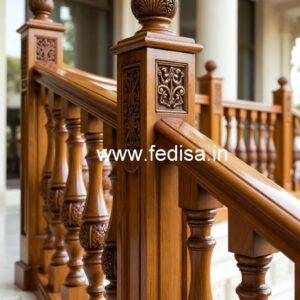 Luxury Brass Wood Handrails for Dream Homes No-2083