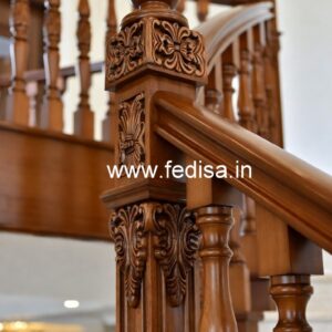 Brass Wood Handrail for Modern Homes No-2125