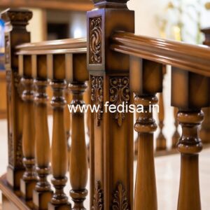 Modern Brass and Wood Staircase Ideas No-2151