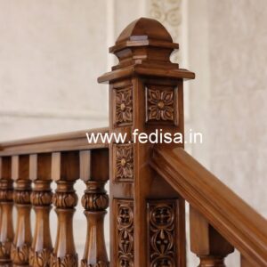 Premium Brass Wood Balcony Inspiration No-2160