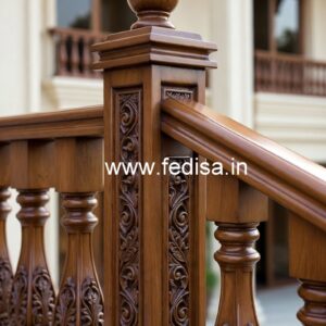 Brass Wood Fence with Modern Finish No-2168