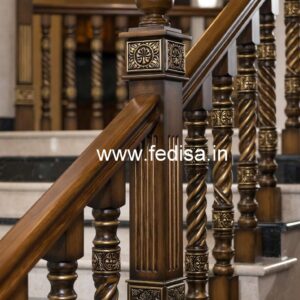 Brass Wood Balcony Decor with Modern Look No-2179