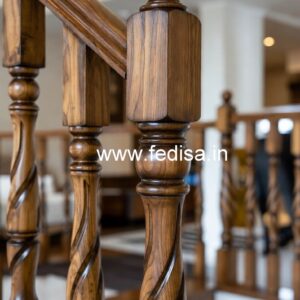 Modern Brass Wood Fence with Contemporary Style No-2208