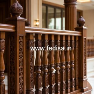 Elegant Brass Wood Fence Design Collection No-2222