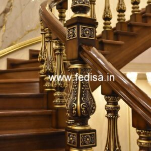Elegant Brass Wood Balcony Collection 2033 No-2240