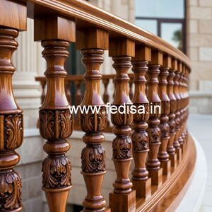 Stylish Brass Wood Fence with Rich Look No-2247