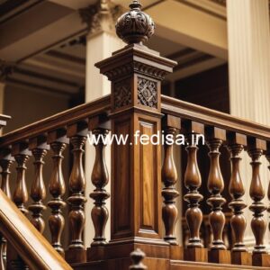 Decorative Brass Wood Staircase Inspiration No-2249