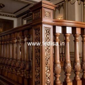 Decorative Brass Wood Staircase Fence Trends No-2255