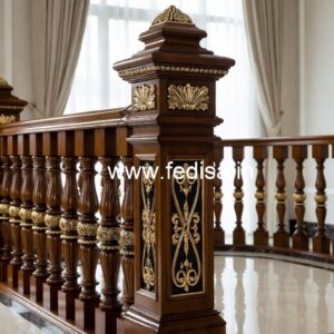 Elegant Brass Wood Fence Design Trends No-2283