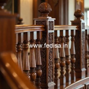 Luxury Brass Wood Fence Design Inspiration No-2291