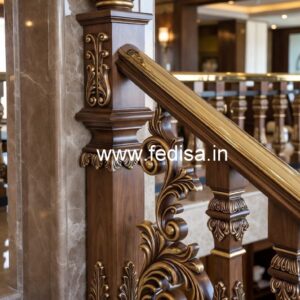 Luxury Brass Wood Balcony Decor Collection No-2310