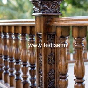Modern Brass Wood Staircase Fence Inspiration No-2318