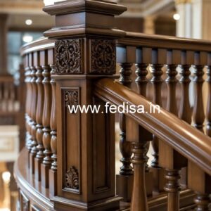 Decorative Brass Wood Fence with Artistic Finish No-2322