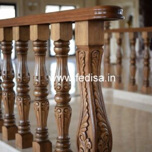 Stylish Brass Wood Balcony Decor Trends No-2367
