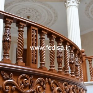 Decorative Brass Wood Fence for Stylish Homes No-2370