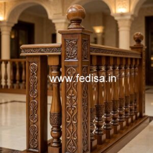 Decorative Brass Wood Balcony Decor with Modern Style No-2388