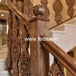 Modern Brass and Wood Staircase Ideas No-2451