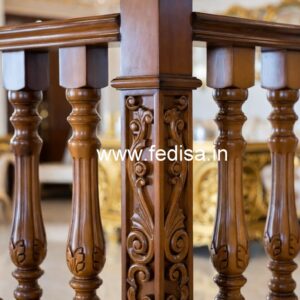 Brass Wood Handrail with Contemporary Style No-2456