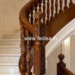 Decorative Brass Wood Balcony Fence No-2457