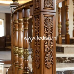 Brass Wood Fence with Modern Finish No-2468