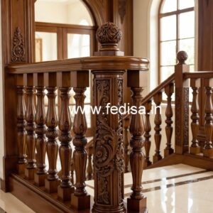 Stylish Brass Wood Handrail Trends 2034 No-2485