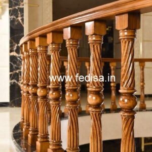 Brass Wood Railing for Modern Interior Decor No-2491
