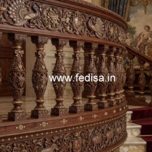 Decorative Brass Wood Staircase Decor Collection No-2525