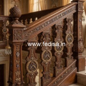 Elegant Brass Wood Fence Inspiration for Homes No-2534