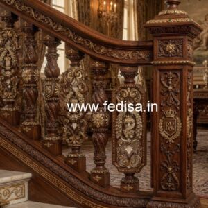 Modern Brass Wood Fence Design Inspiration No-2539