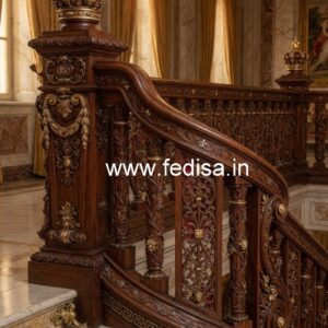 Elegant Brass Wood Balcony Collection 2034 No-2540