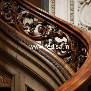 Elegant Brass Wood Fence Design Trends No-2583