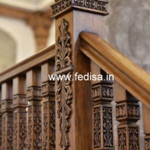 Decorative Brass Wood Fence with Artistic Finish No-2622