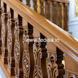 Stylish Brass Wood Fence Collection for Homes No-2625