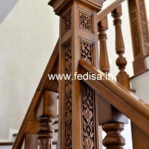 Decorative Brass Wood Staircase Side Rails No-2652