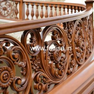 Stylish Brass Wood Balcony Decor Trends No-2667