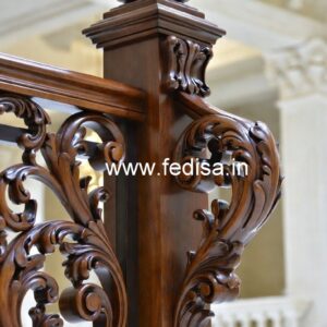Decorative Brass Wood Fence for Stylish Homes No-2670