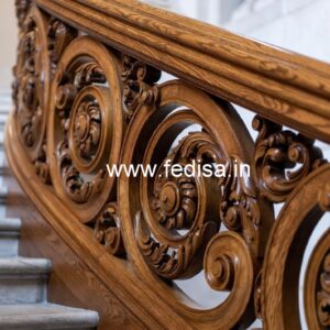 Luxury Brass Wood Balcony Collection with Glass No-2671