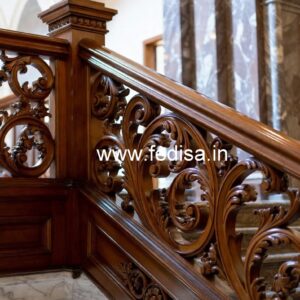 Luxury Brass Wood Fence with Contemporary Look No-2677